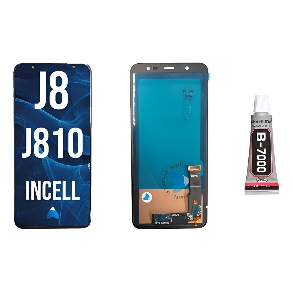 Modulo J8 2018 Para Samsung J810 Oled 2 Incell + B700 3ml