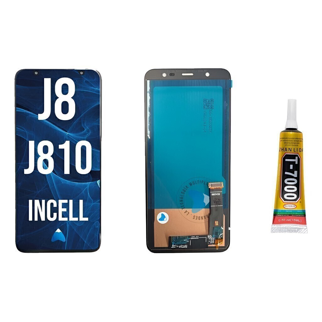 Modulo J8 2018 Para Samsung J810 Oled 2 Incell + T7000 15ml