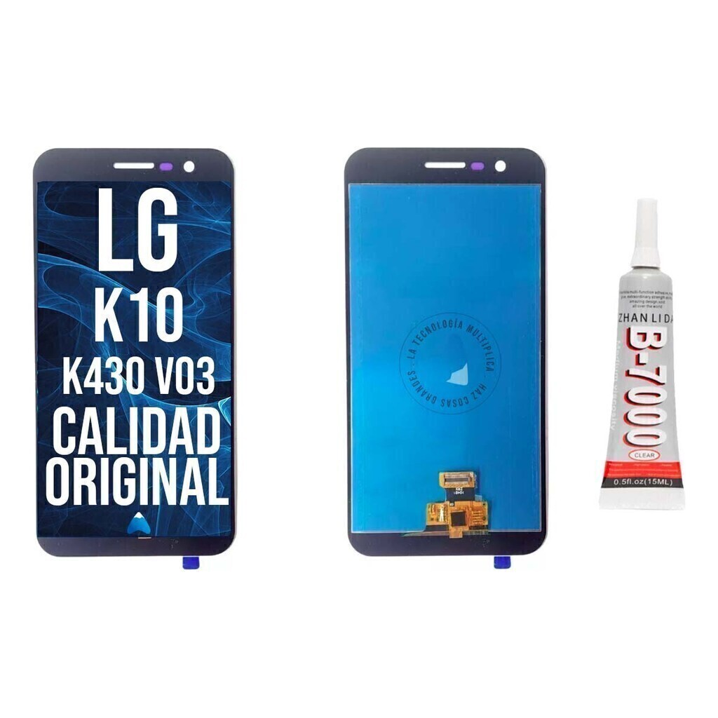 Modulo LG K10 K430t V03 Pantalla Touch K430 + Pegamento