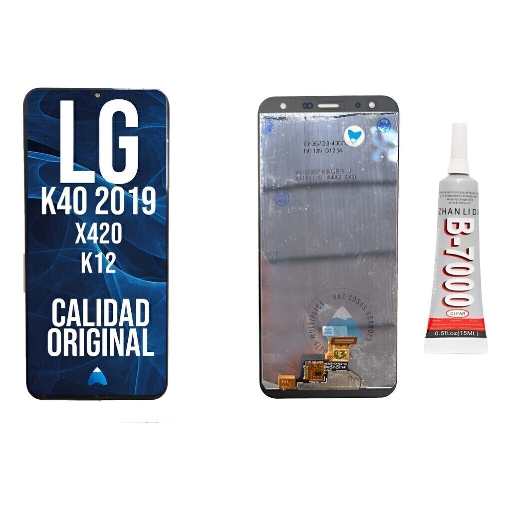 Modulo Para LG K40 2019 X420 K12 Plus Oled + Pegamento 15ml