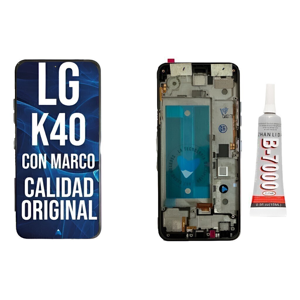 Modulo Para LG K40 2019 X420 K12 Marco Oled + Pegamento