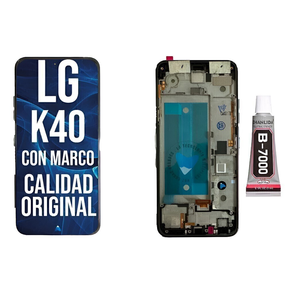 Modulo Display Pantalla Para LG K40 C/marco +b700 3ml