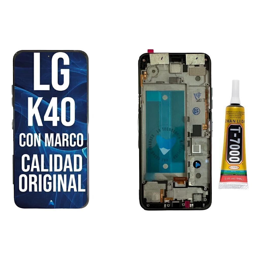 Modulo Display Pantalla Para LG K40 C/marco +t700