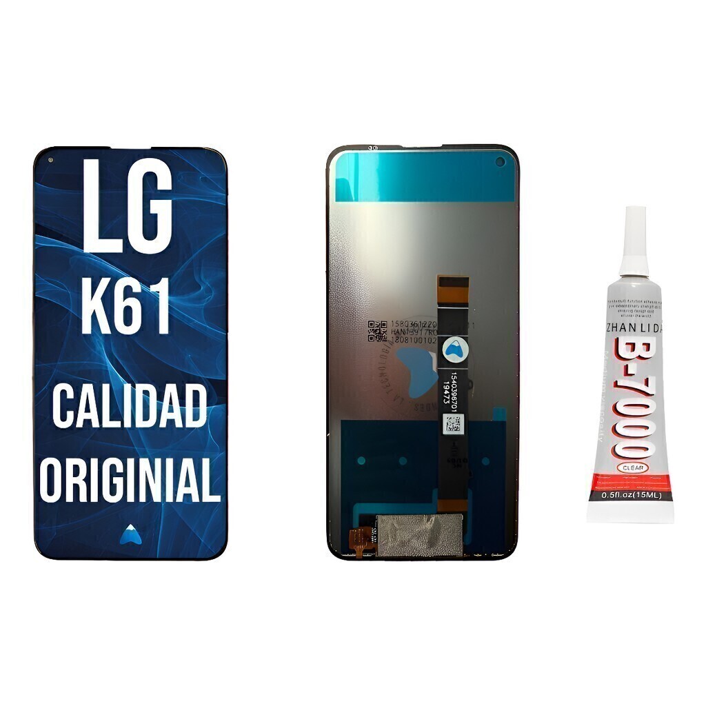 Modulo Pantalla Lcd Tactil Compatible LG K61 + Pegamento