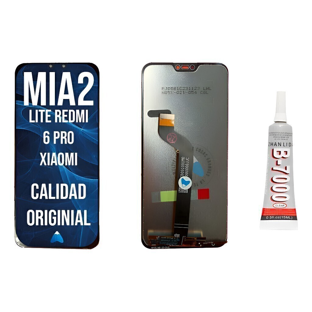 Modulo Pantalla Para Xiaomi Mi A2 Lite Redmi 6 + Pegamento