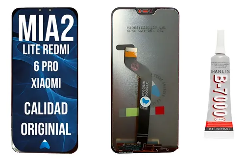 Modulo Pantalla Para Xiaomi Mi A2 Lite Redmi 6 + Pegamento