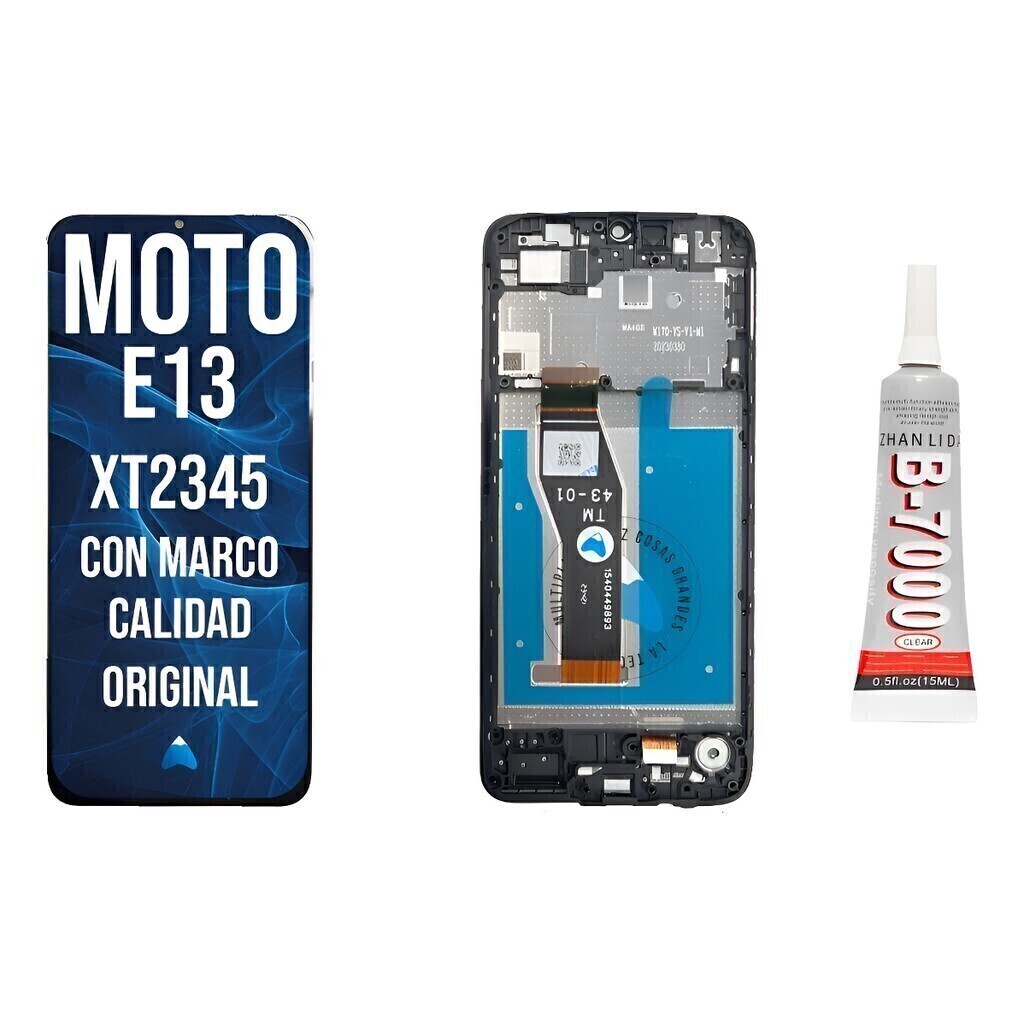 Modulo Compatible Motorola Moto E13 Xt2345 Marco + Pegamento