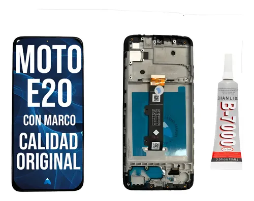 Modulo Para Moto E20 Xt2155 Pantalla Oled Marco + Pegamento