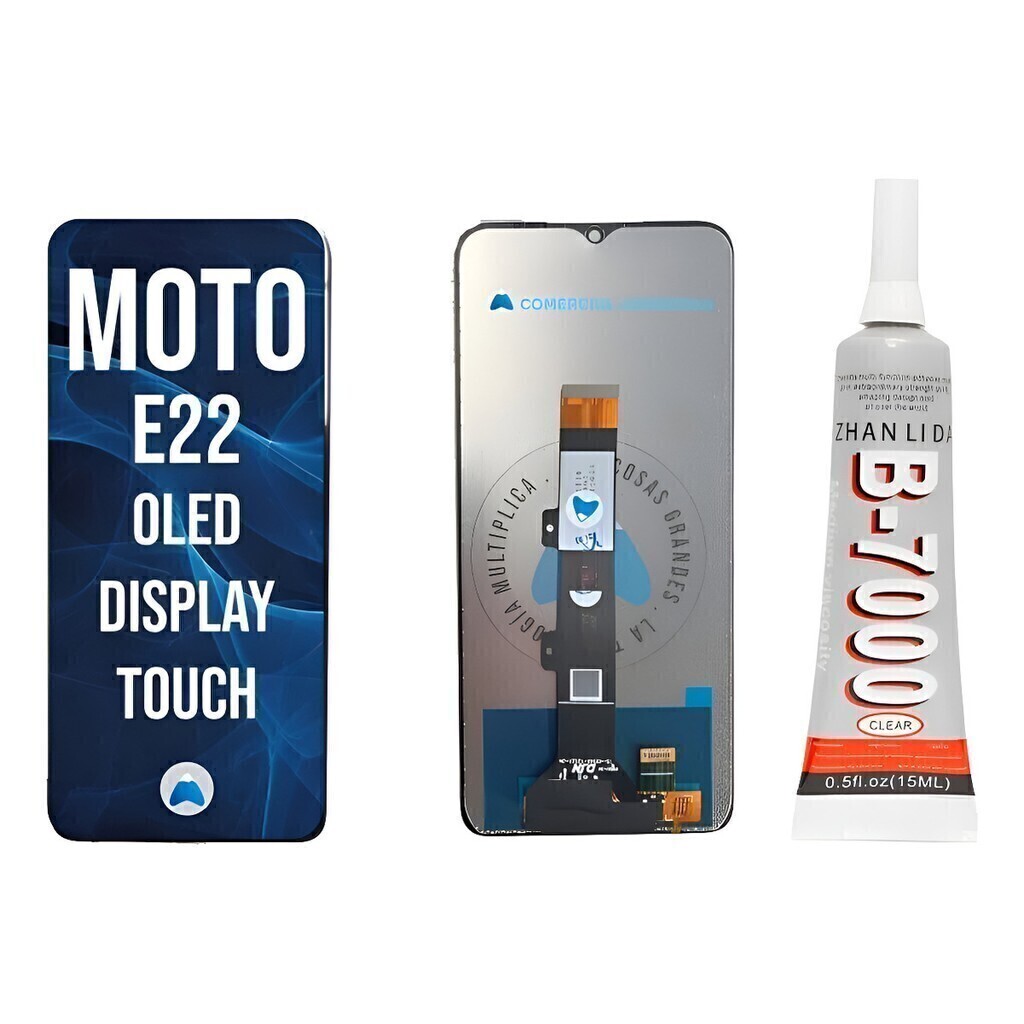 Modulo Pantalla Oled Compatible Moto E22 Xt2239 + Pegamento