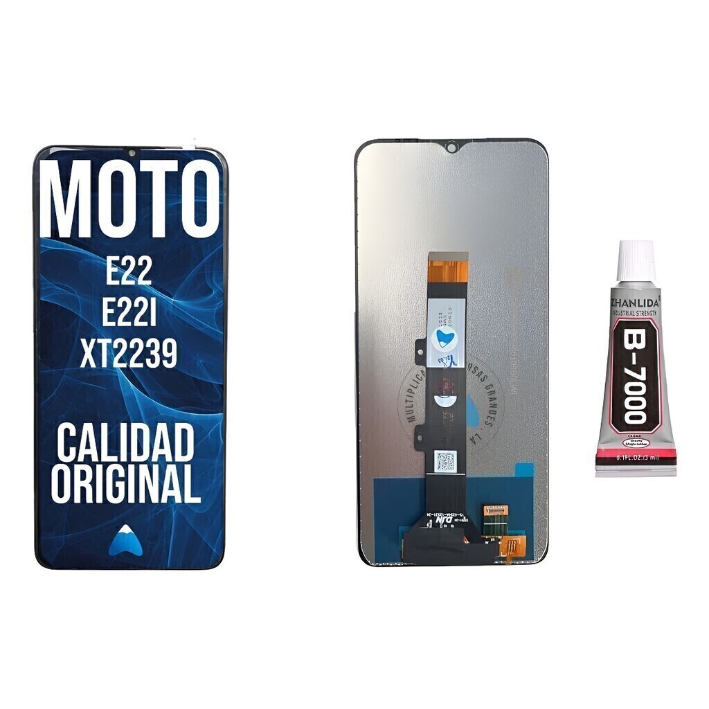 Modulo Pantalla Oled Compatible Moto E22 Xt2239 + Pegamento