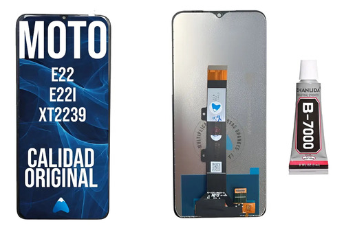 Modulo Pantalla Oled Compatible Moto E22 Xt2239 + Pegamento