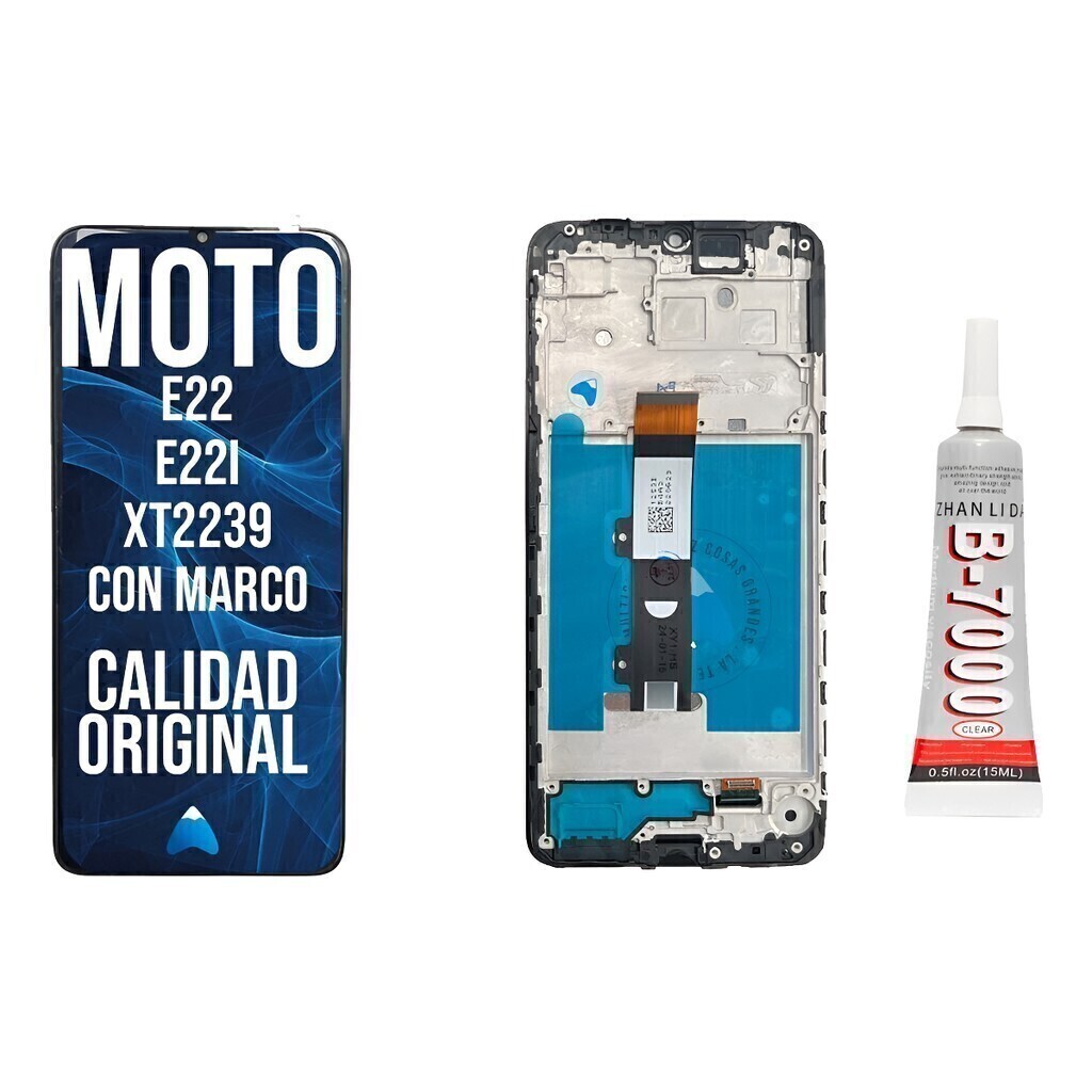 Modulo Motorola Moto E22 E22i Xt2239 Con Marco 100% Original