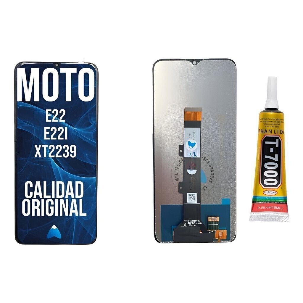 Modulo Pantalla Oled Compatible Moto E22 Xt2239 + T7000 15ml