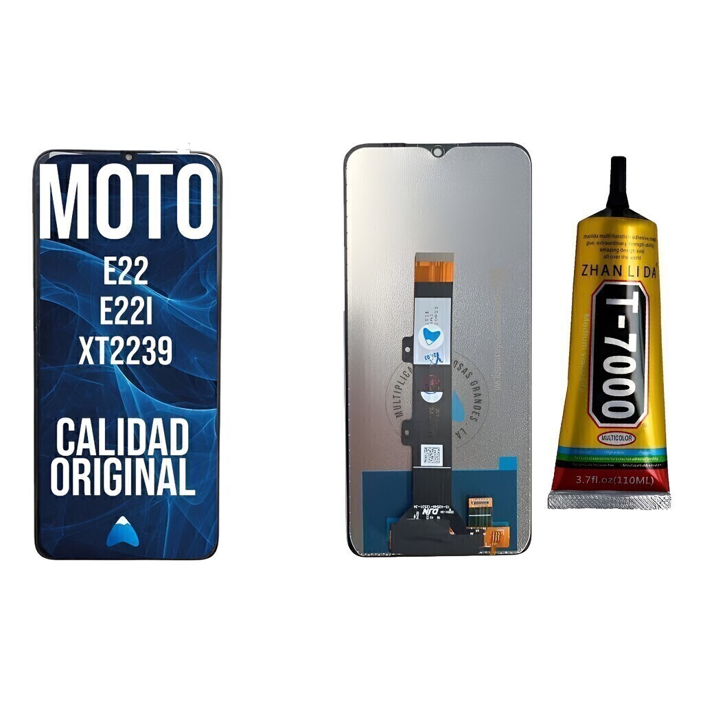 Modulo Pantalla Oled Para Moto E22 Xt2239 + T-7000 110ml