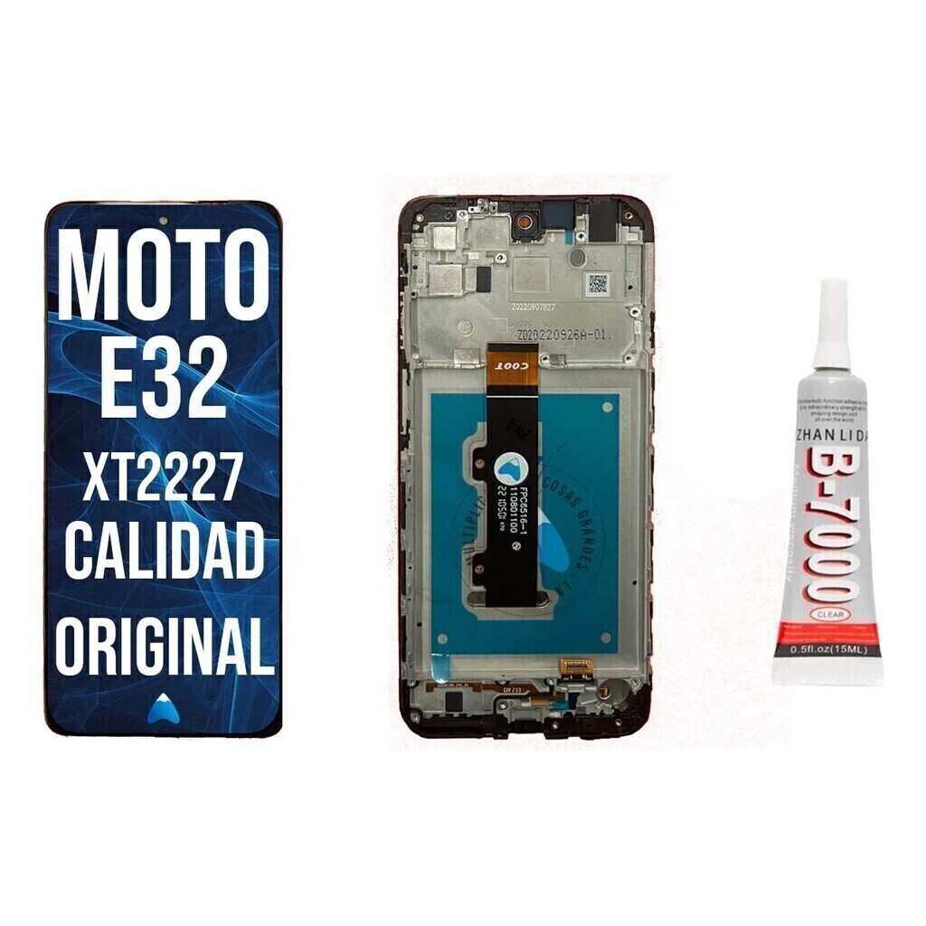 Pantalla Display Para Motorola Moto E32 Con Marco + Pegament
