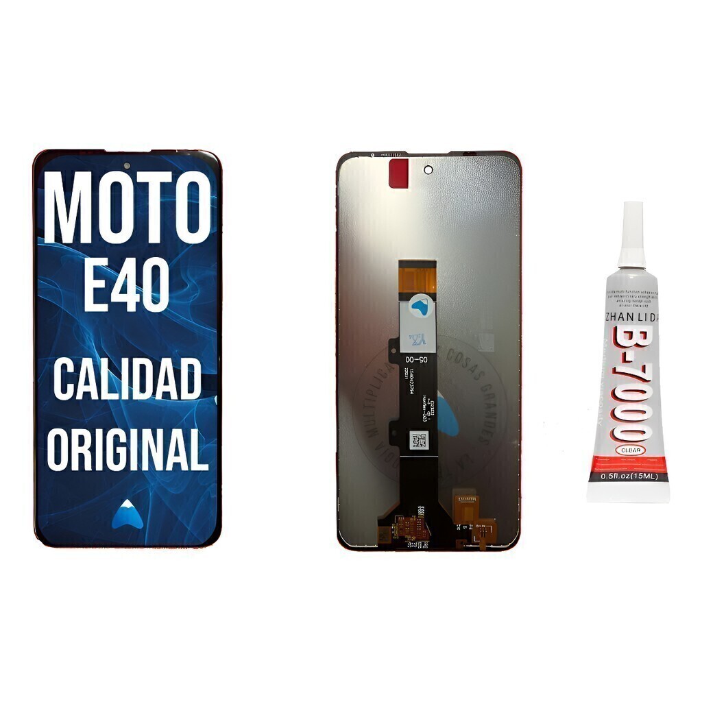 Modulo Display Touch Para Moto E40 Xt2159 Oled Con Pegamento