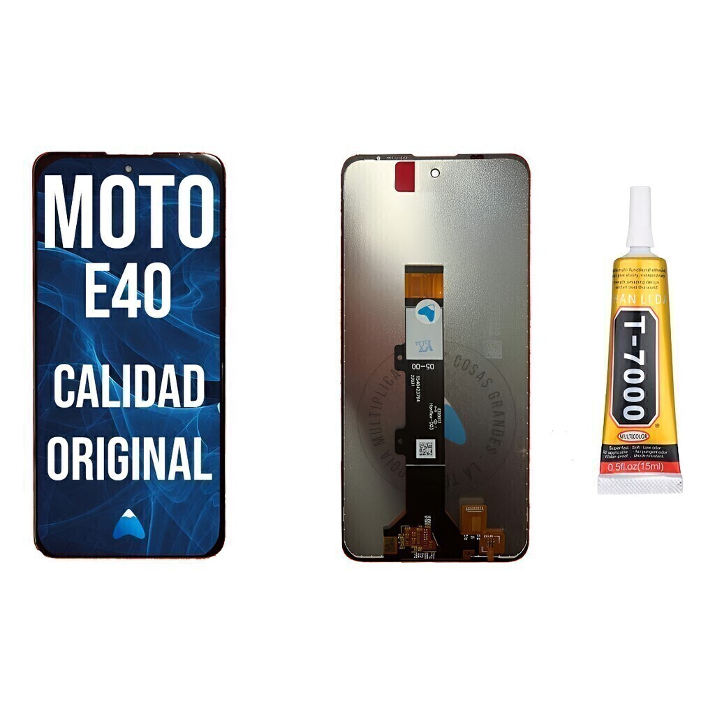 Modulo Display Touch Para Moto E40 Xt2159 Oled + Pegamento