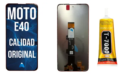 Modulo Display Touch Para Moto E40 Xt2159 Oled + Pegamento