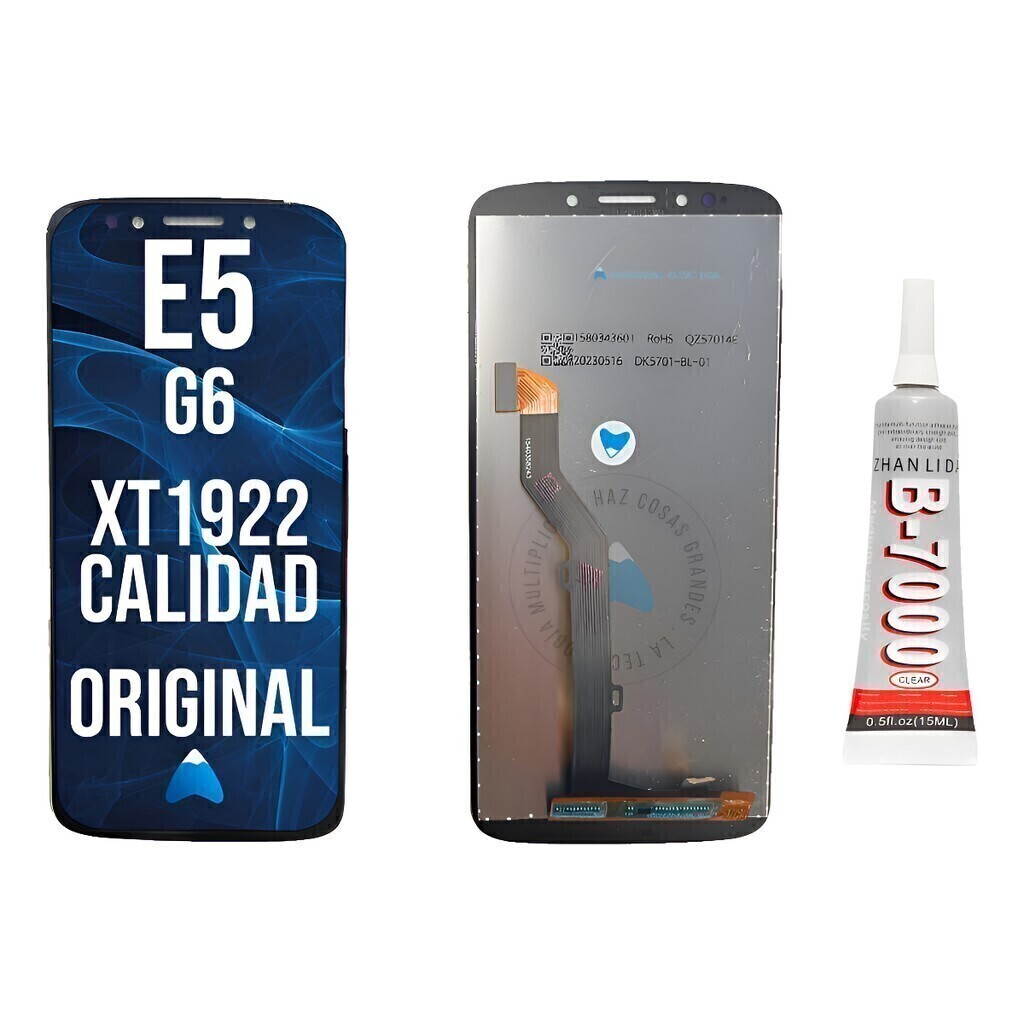 Modulo Pantalla Para Motorola Moto E5g6 Play + Pegamento