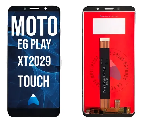 Modulo Display Tactil Pantalla Compatible Moto E6 Play Negro