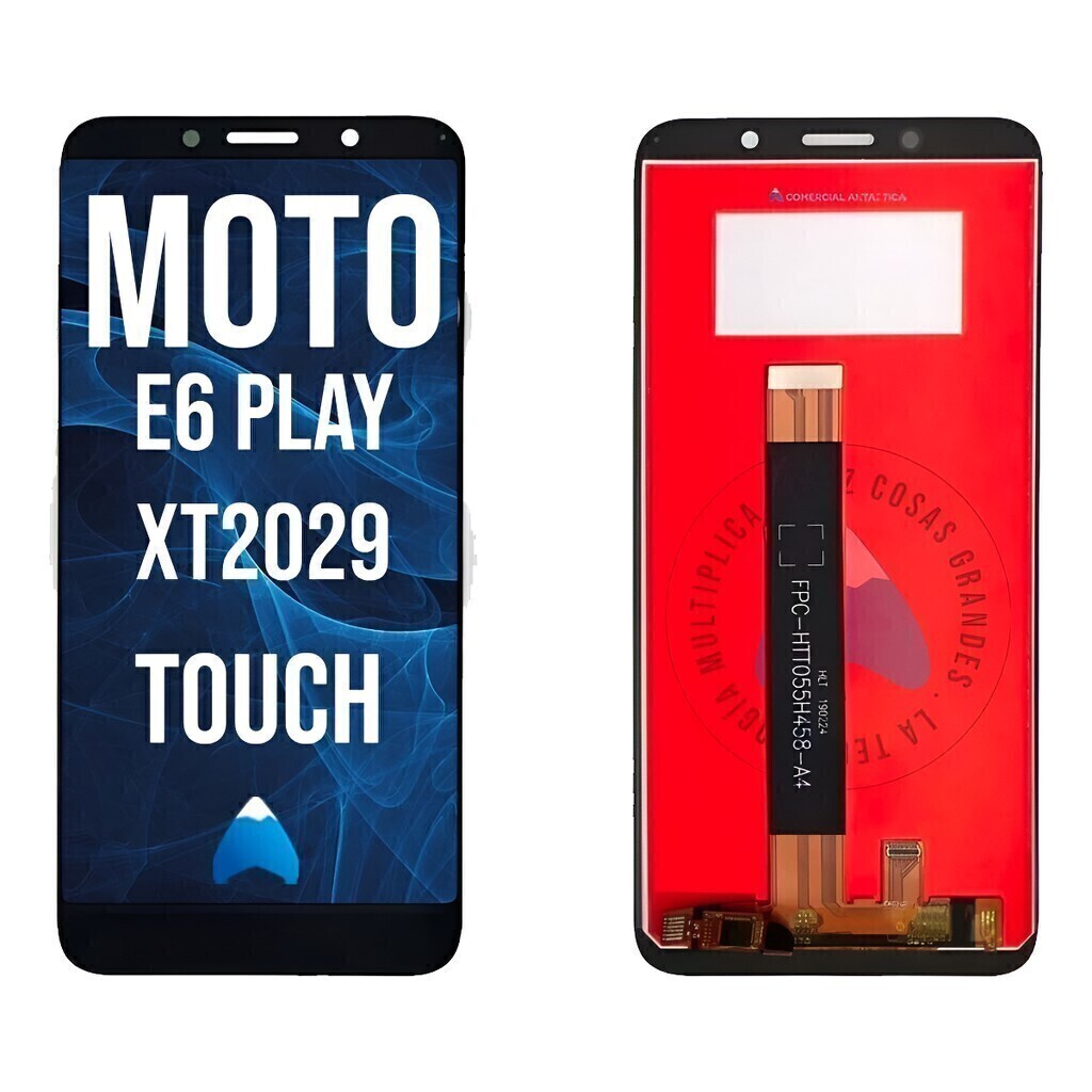 Modulo Display Tactil Pantalla Compatible Moto E6 Play Negro