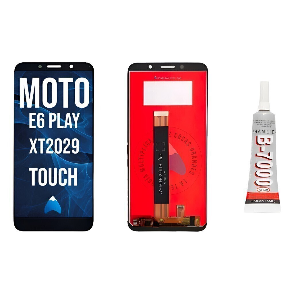 Modulo Display Tactil Pantalla Compatible Moto E6 Play Negro