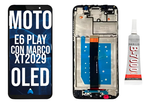 Modulo Para Moto E6 Play Display Xt2029 Pantalla Oled Marco