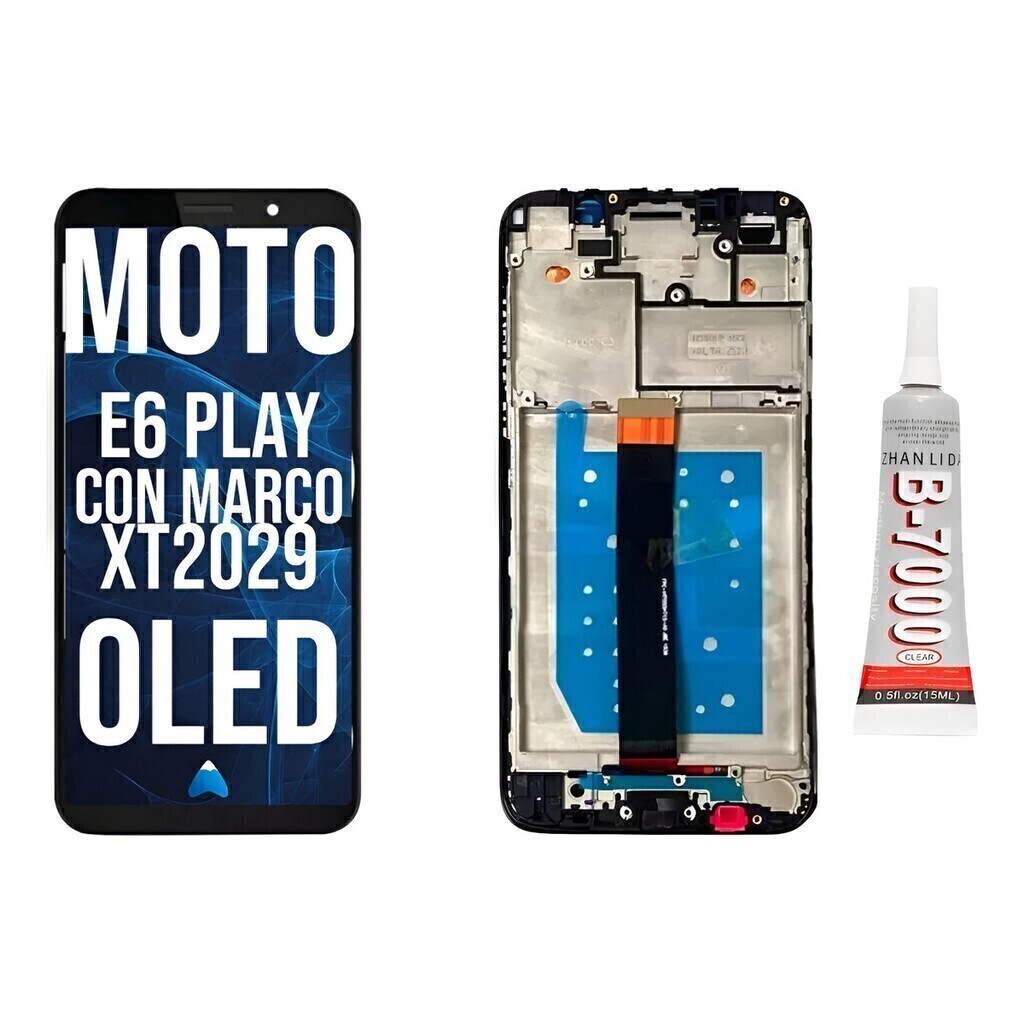 Modulo Para Moto E6 Play Display Xt2029 Pantalla Oled Marco