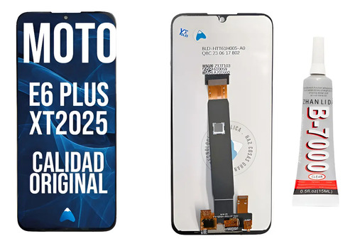 Modulo Pantalla Para Moto E6 Plus Xt2025 Oled Con Pegamento