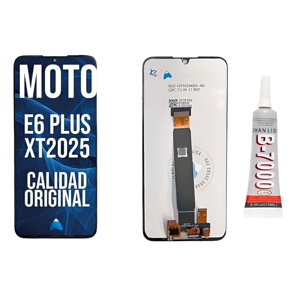 Modulo Pantalla Para Moto E6 Plus Xt2025 Oled Con Pegamento