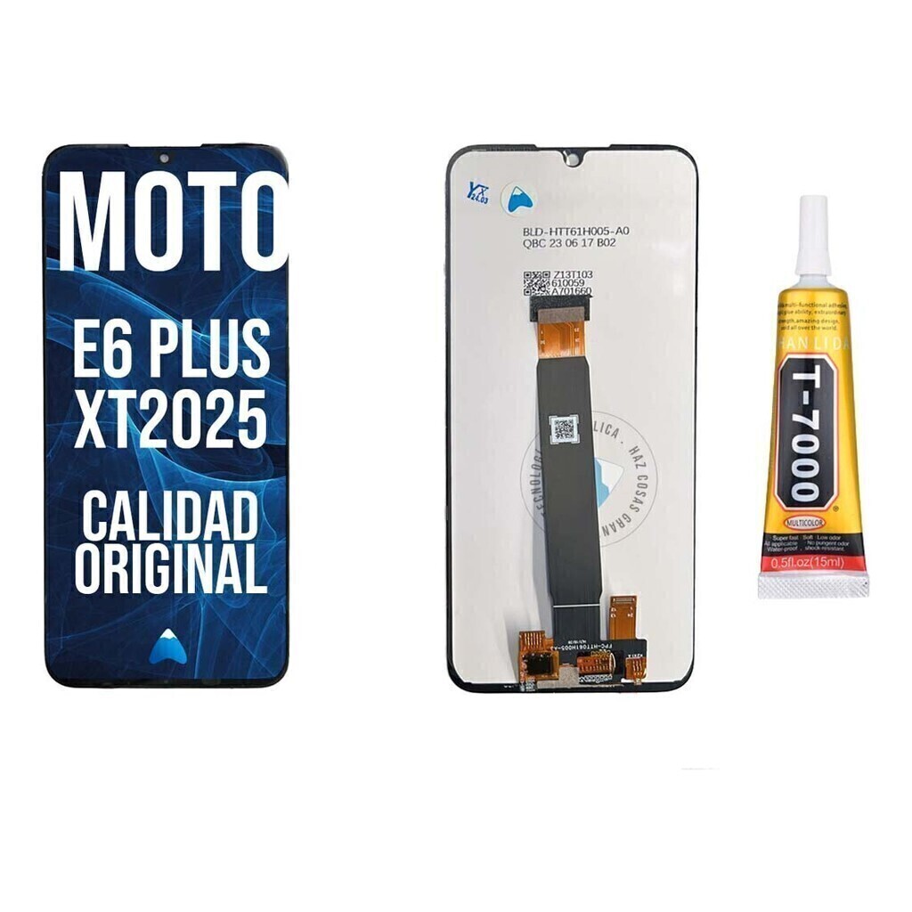 Modulo Pantalla Para Moto E6 Plus Xt2025 + Pegamento 15ml