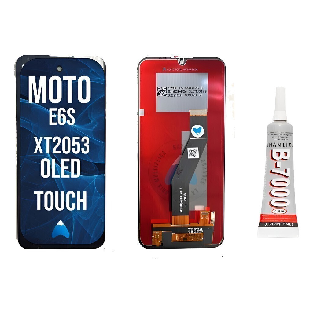Modulo Display Moto E6s Motorola Xt2053 Oled + Pegamento