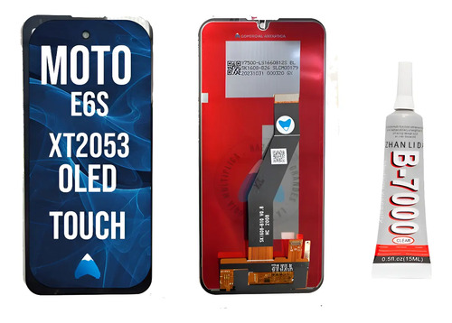 Modulo Display Moto E6s Motorola Xt2053 Oled + Pegamento