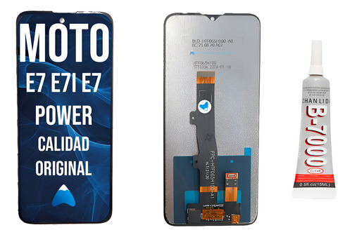 Modulo Pantalla Para Moto E7 E7i E7 Power Oled Con Pegamento