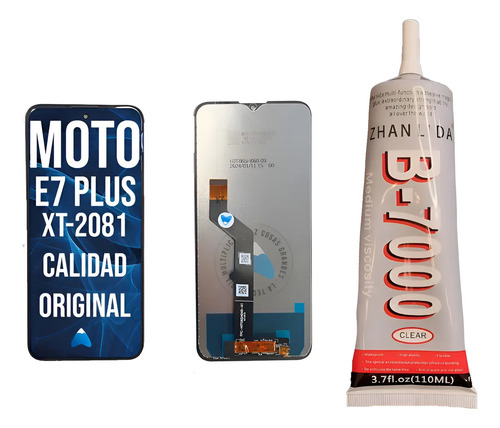 Modulo Pantalla Para Moto E7 E7i E7 Power Oled + Pegamento
