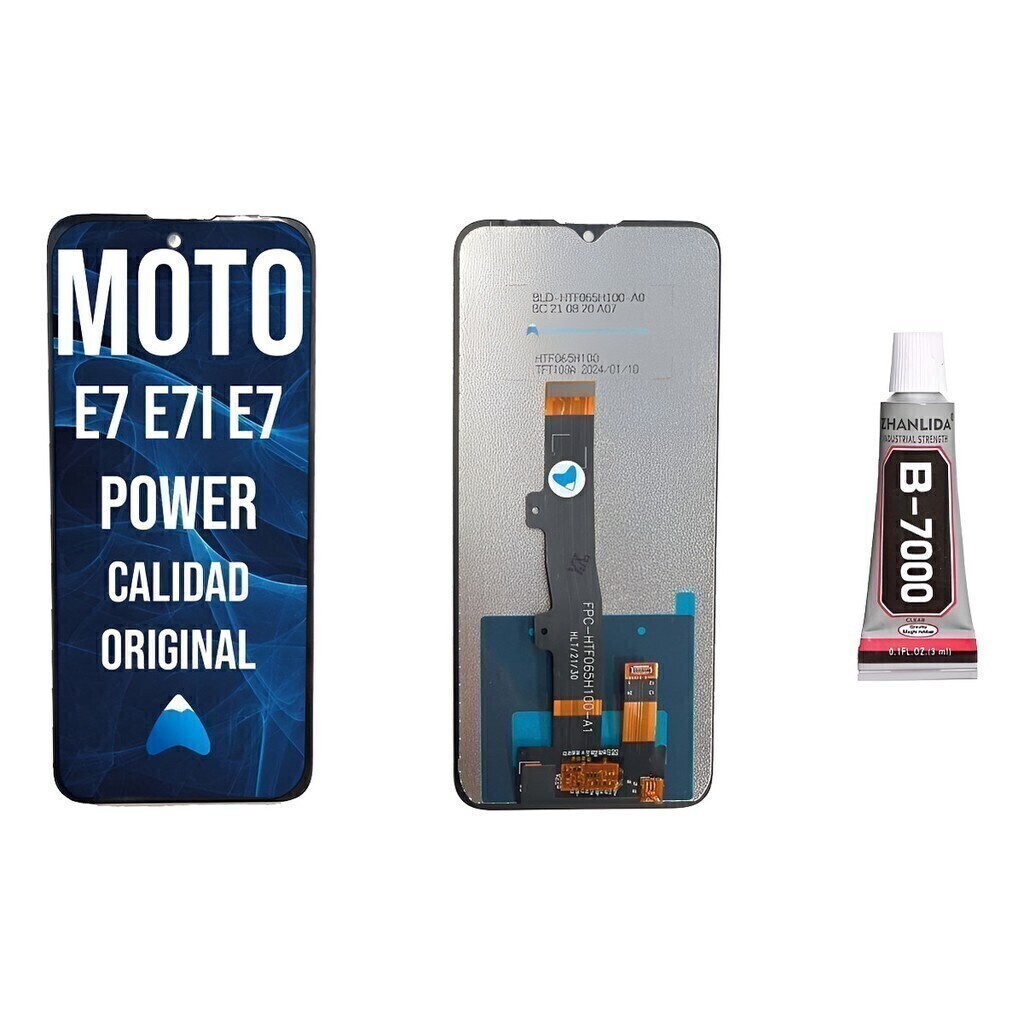 Modulo Pantalla Para Moto E7 E7i E7 Power + Pegamento 110ml