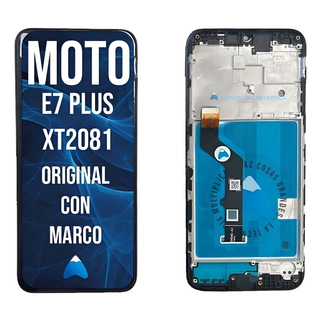Modulo Para Motorola Moto E7 Plus Xt2081 Con Marco Cal. Orig