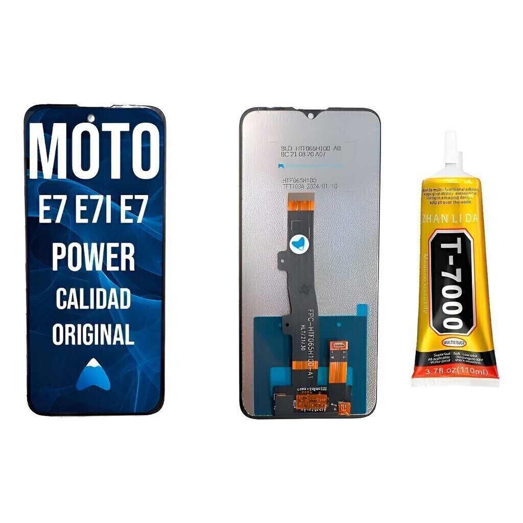 Modulo Pantalla Para Moto E7 E7i E7 Power + Pegamento 110ml