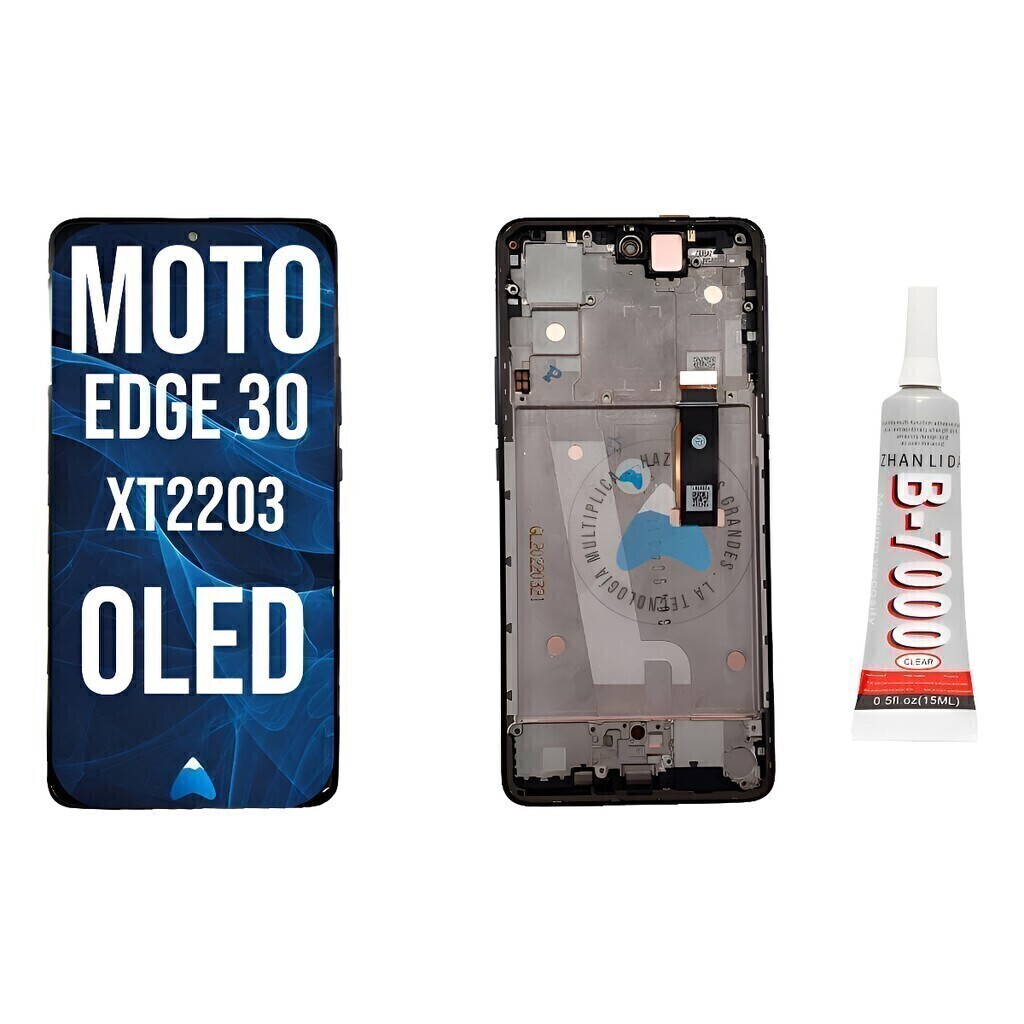 Módulo Motorola Moto Edge 30 Xt2203 Con Marco +pegamento