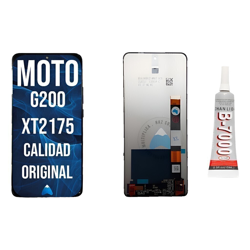 Modulo Para Motorola Moto G200 Xt2175 Pantalla + Pegamento
