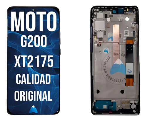 Modulo Motorola Moto G200 Xt2175 Con Marco 100% Original