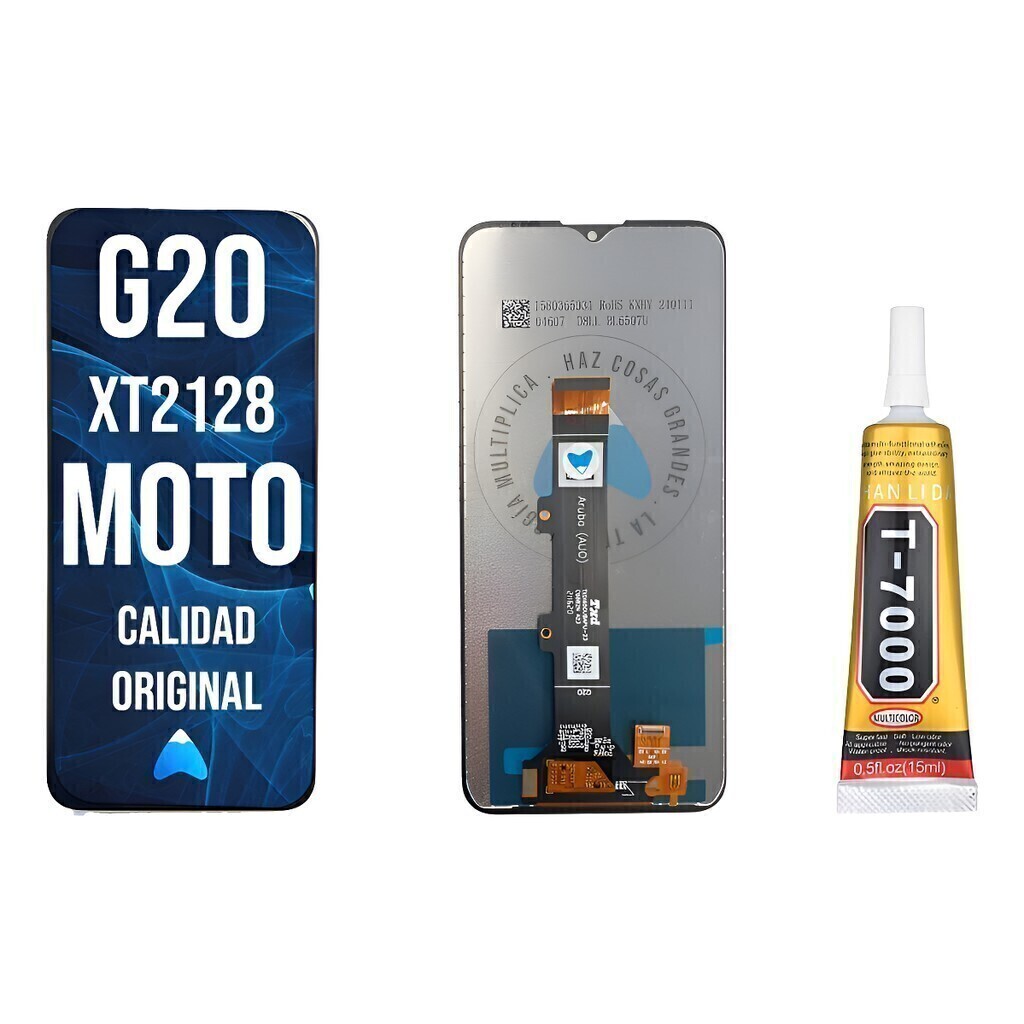 Modulo Para Motorola Moto G20 Xt2128 Oled + Pegamento 15ml