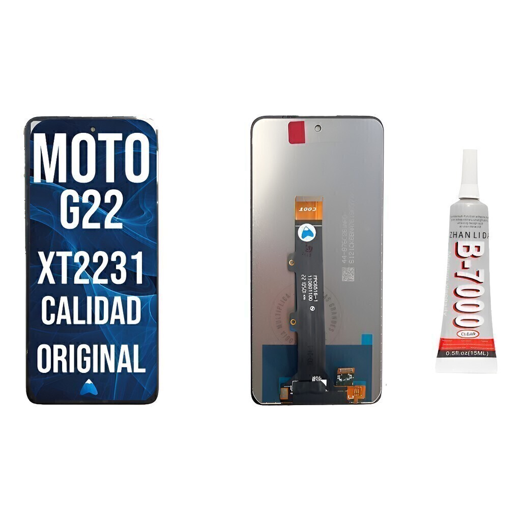 Modulo Pantalla Para Moto G22 Xt-2231 Oled + Pegamento
