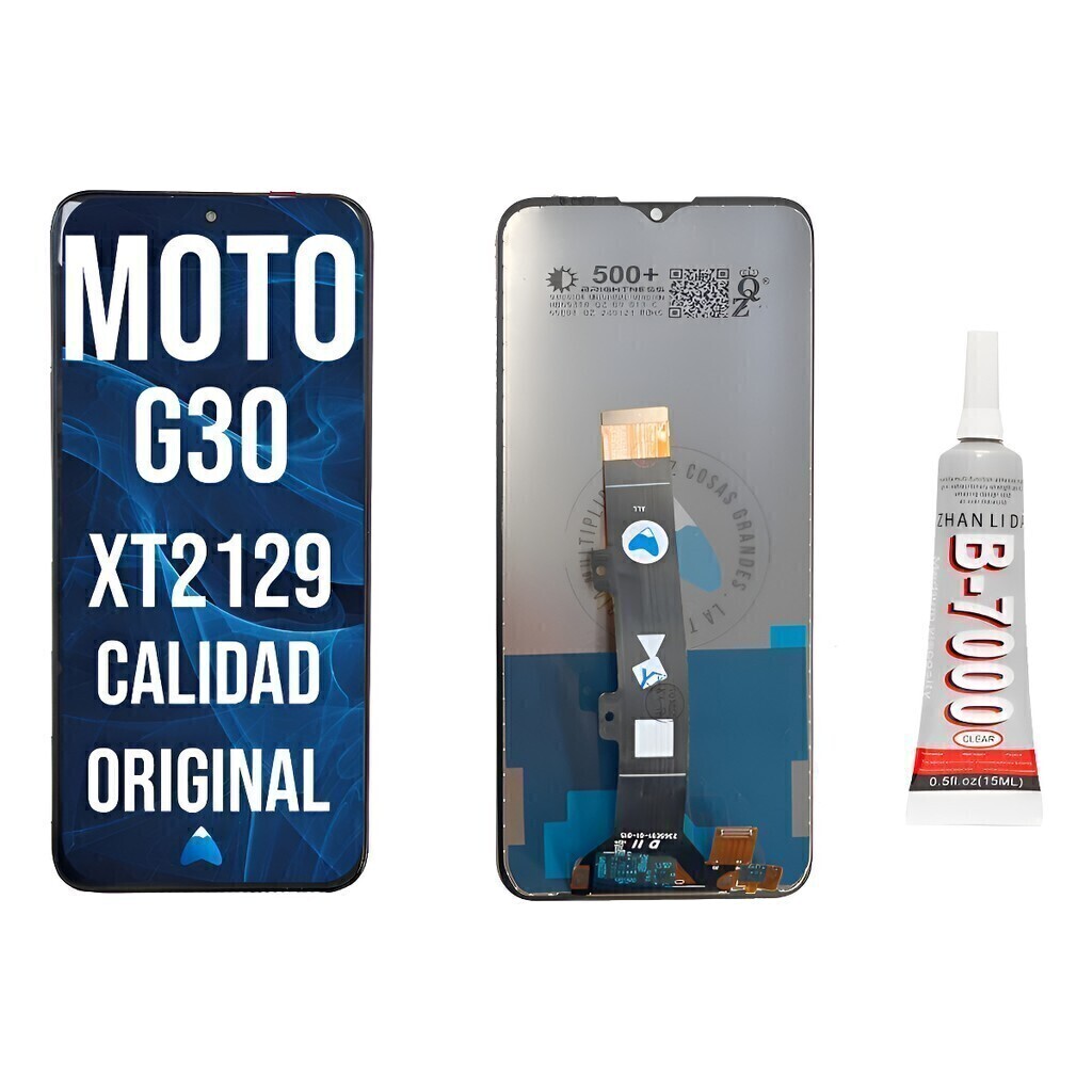 Modulo Display Tactil Moto G30 Xt2129 Oled + Pegamento