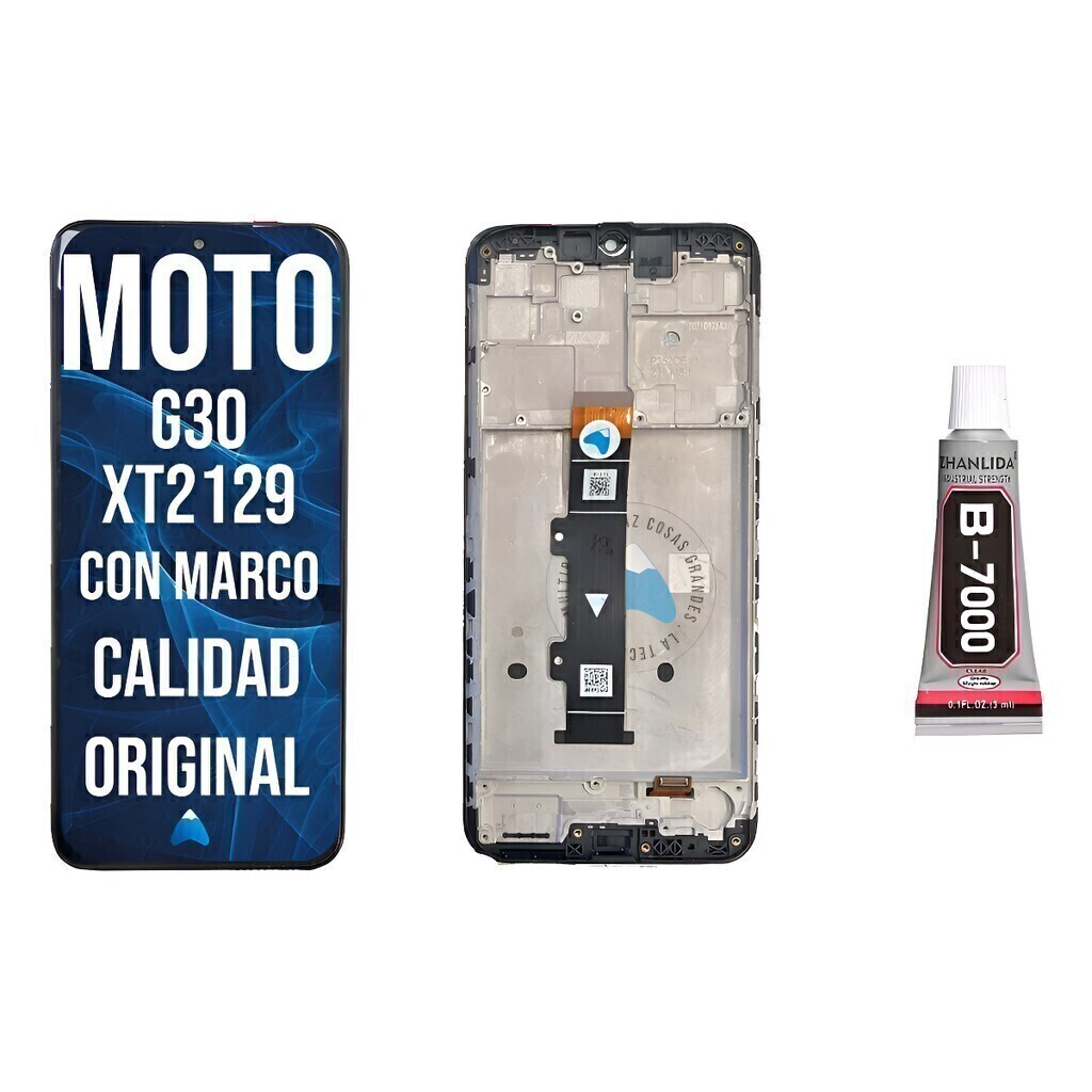 Modulo Pantalla Para Moto G30xt2129 Oled Marco + Zhanlida 3m