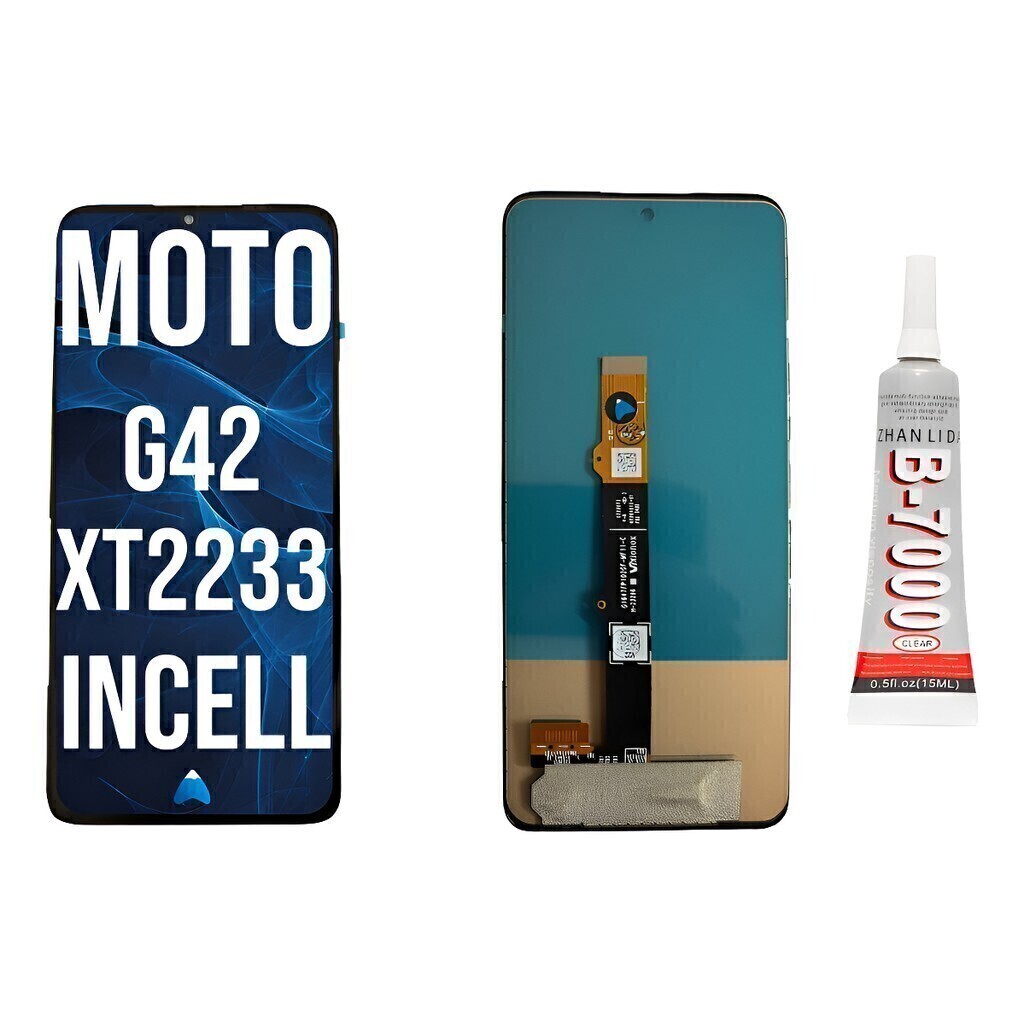 Modulo Pantalla Para Moto G42 Xt-2233 Incell + Pegamento