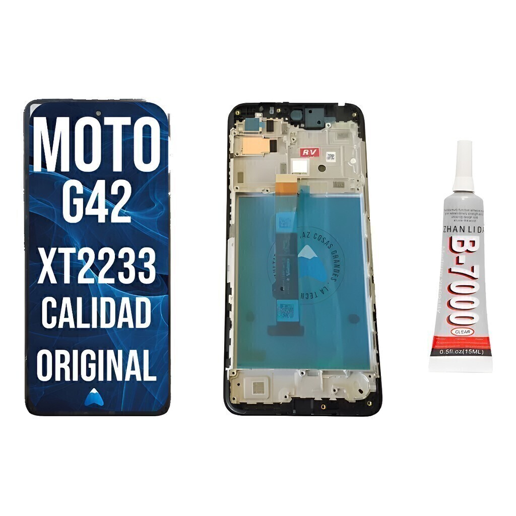 Modulo Motorola Moto G42 Xt2233 Marco Oled + Pegamento 15ml