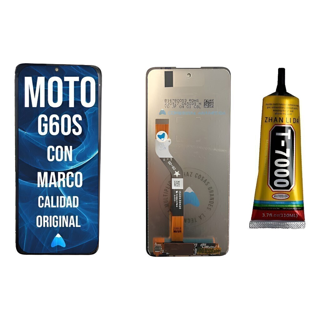 Modulo Display Para Moto G60s Xt2133 Oled + B-7000 110ml
