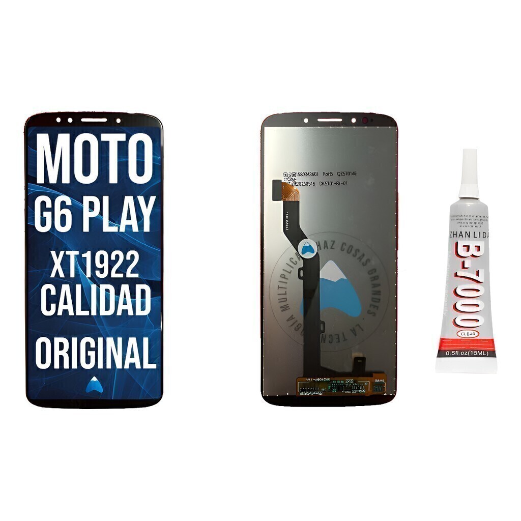 Modulo Display Pantalla Moto G6 Play Xt1922 Oled + Pegamento