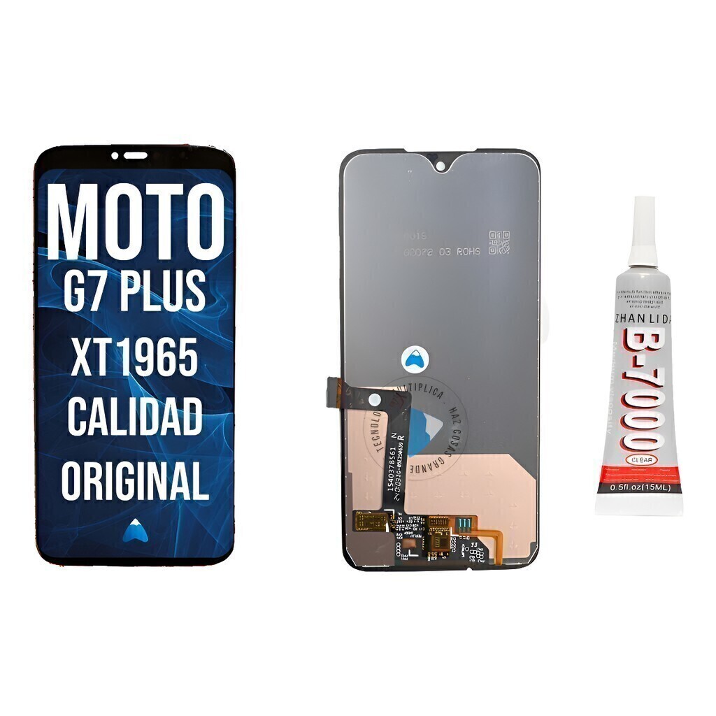Modulo Pantalla Para Moto G7 Plus Xt1965 Oled + Pegamento